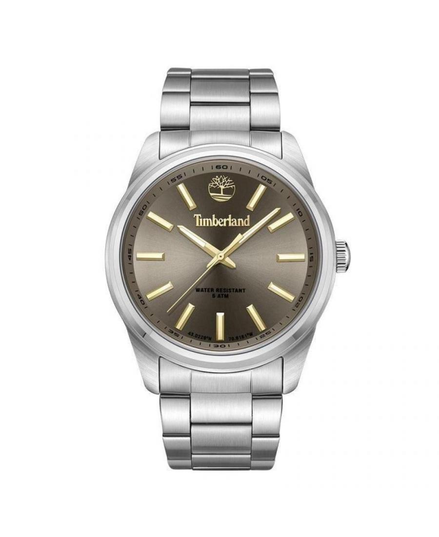 Mężczyźni klasyczny kwarcowy analogowe Zegarek TIMBERLAND TDWGG0010807 Brązowy Dial 45mm