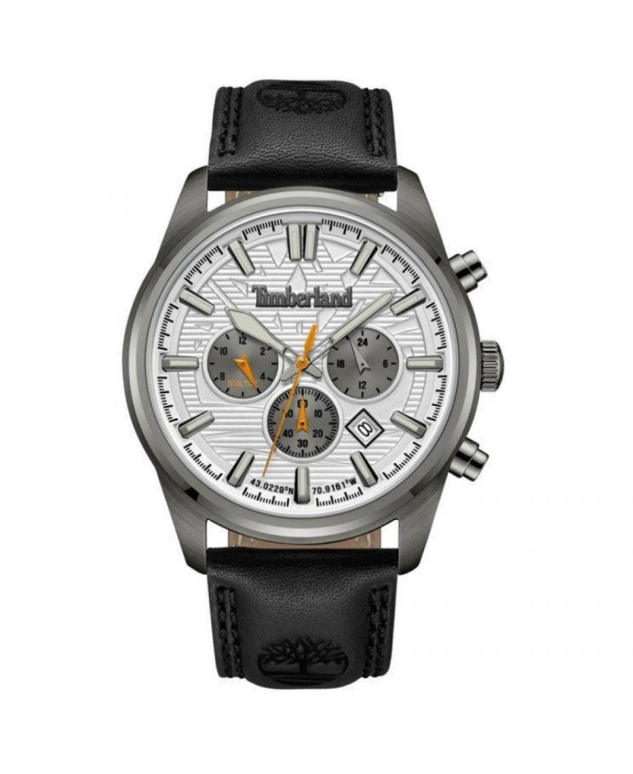 Mężczyźni Moda klasyczny kwarcowy analogowe Zegarek Chronograf TIMBERLAND TDWGF0009601 Biały Dial 45mm