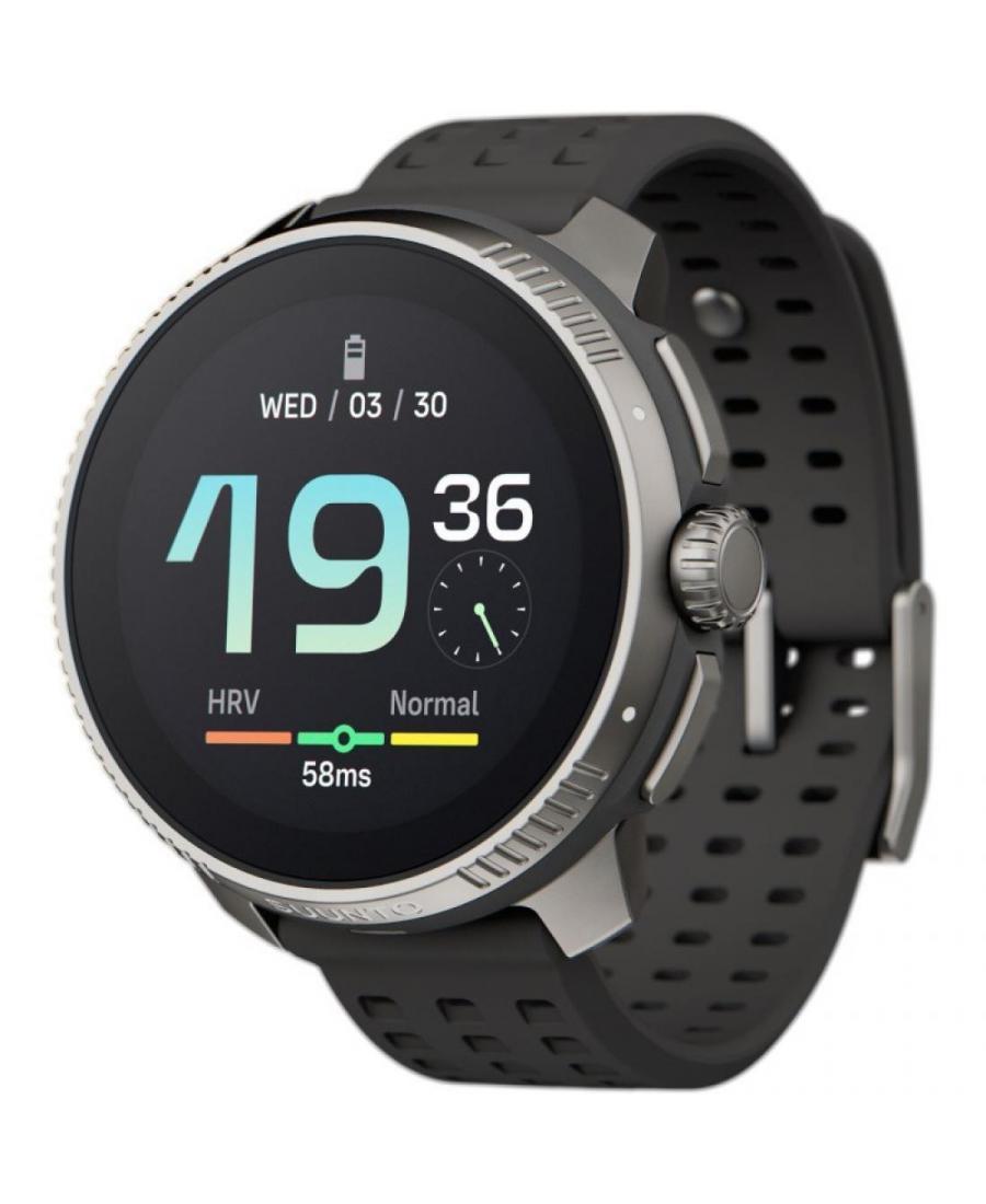 Mężczyźni sportowy Funkcjonalny Smart Zegarek cyfrowe Zegarek Timer SUUNTO SS050932000 Czarny Dial 49mm