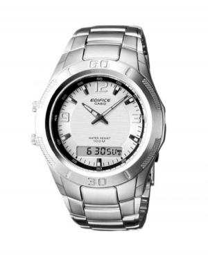 Men Functional Japan Quartz Digital Watch Alarm CASIO EFA-125D-7AVDF Silver Dial 42mm