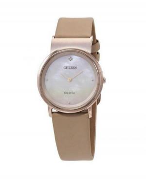 Women Classic Japan Eco-Drive Analog Watch CITIZEN EG7073-16Y Mother of Pearl Dial 31mm