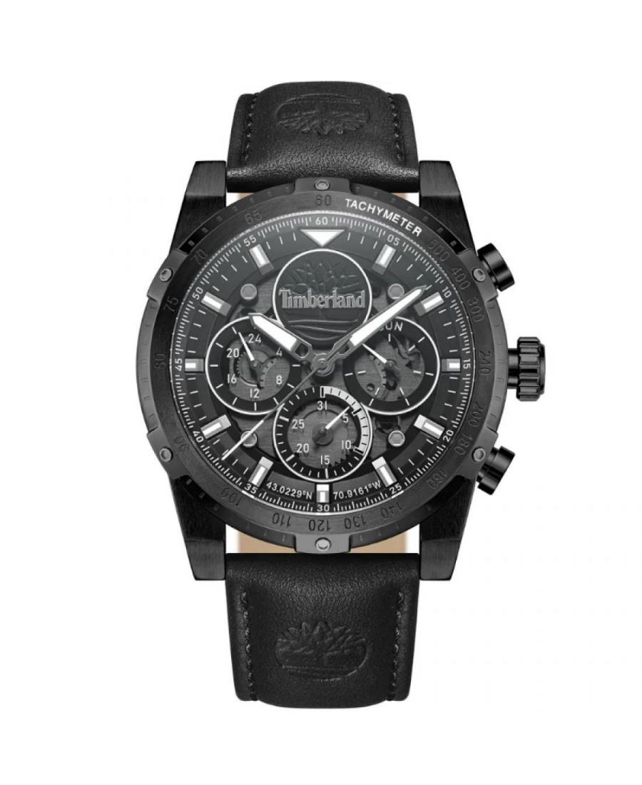 Men Fashion Functional Quartz Watch Timberland TDWGF0009402 Black Dial