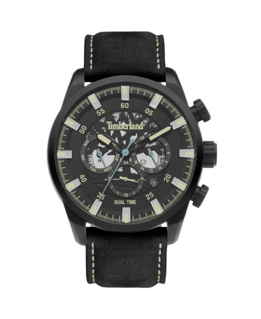 Mężczyźni klasyczny kwarcowy analogowe Zegarek TIMBERLAND TDWGF2100601 Czarny Dial 46mm