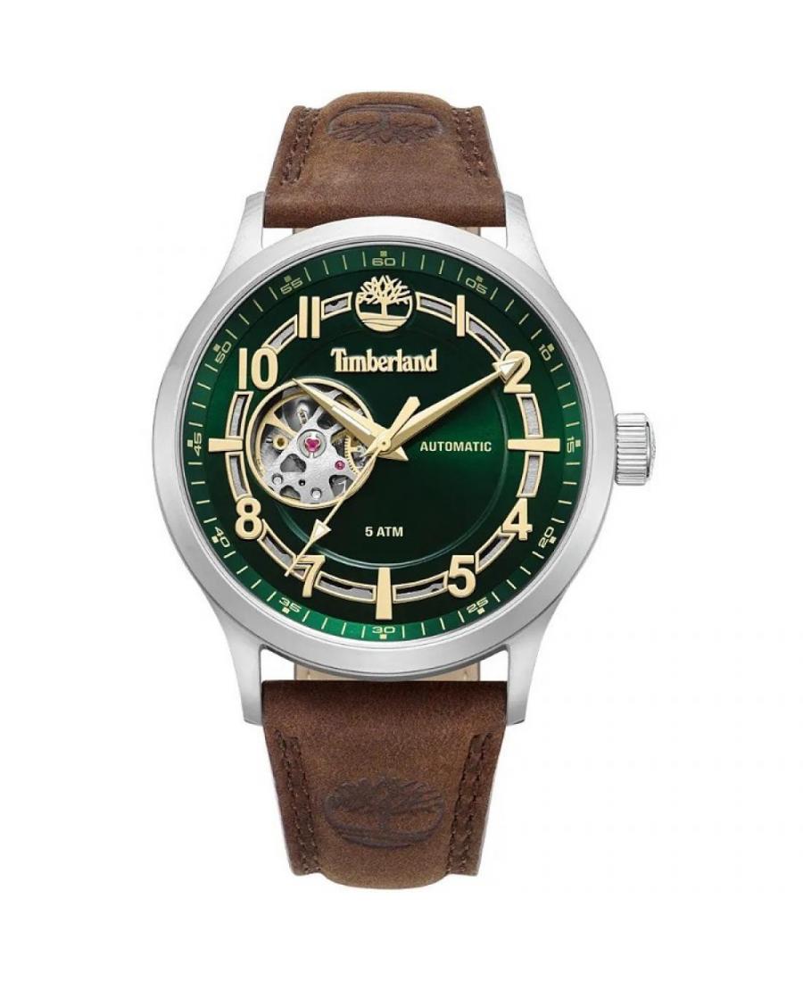 Мужские Классические Automatic Часы Timberland TDWGE0041902 Зелёный Циферблат