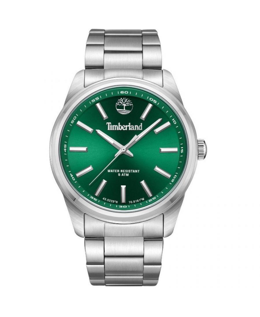 Mężczyźni klasyczny kwarcowy analogowe Zegarek TIMBERLAND TDWGG0010806 Zielony Dial 45mm