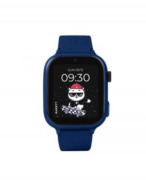 Zegarki dziecięce Garett Kids Cute 2 4G Blue Moda sportowy Funkcjonalny Smart Zegarek Garett kwarcowy Czarny