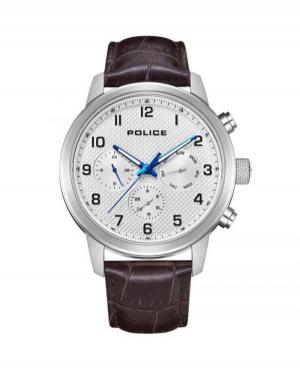 Men Fashion Classic Quartz Watch Police PEWJK2228201 Silver Dial