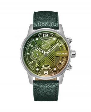Мужские Fashion Кварцевый Часы Police PEWJF2203307 Зелёный Циферблат