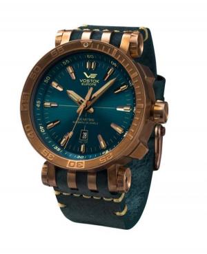 Mężczyźni sportowy Diver Luxury automatyczny analogowe Zegarek Chronograf VOSTOK EUROPE NH35A-575O286 Czarny Dial 50mm