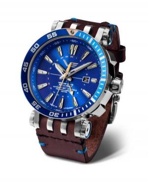 Men Sports Automatic Watch Vostok Europe NH34A-575A716 Blue Dial