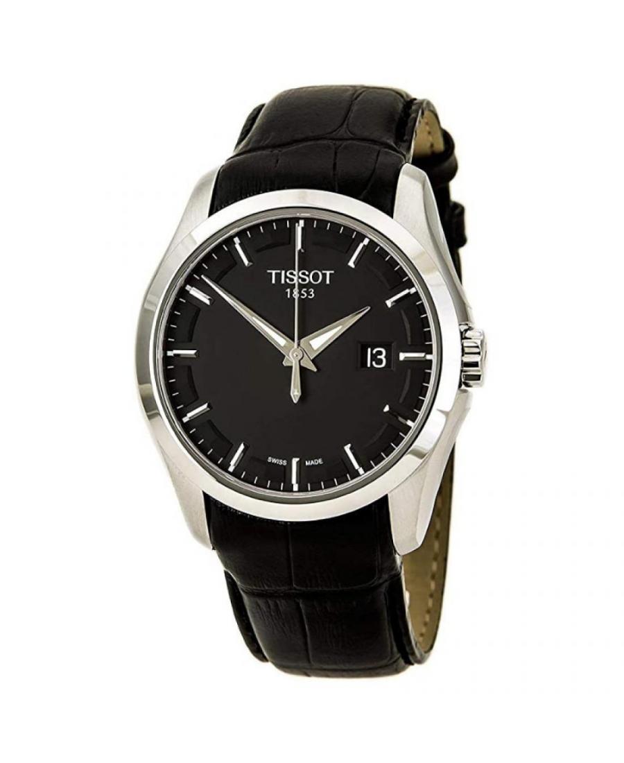 Men Classic Quartz Watch Tissot T035.410.16.051.00 Black Dial