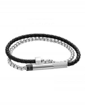  Police Stainless Steel With Leather & Chain  PEAGB0011501