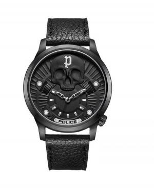 Мужские Fashion Кварцевый Аналоговый Часы POLICE PEWJA2227701 Черный Dial 44mm