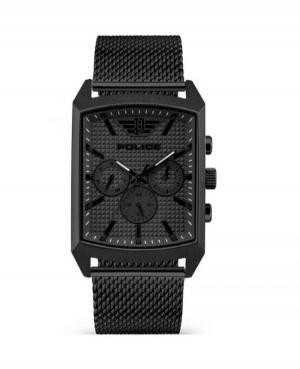 Men Fashion Quartz Analog Watch POLICE PEWJK2204804 Black Dial 54mm