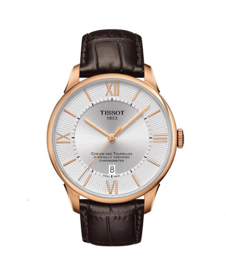 Mężczyźni Szwajcar klasyczny automatyczny Zegarek Tissot T099.408.36.038.00 Srebrna Wybierz