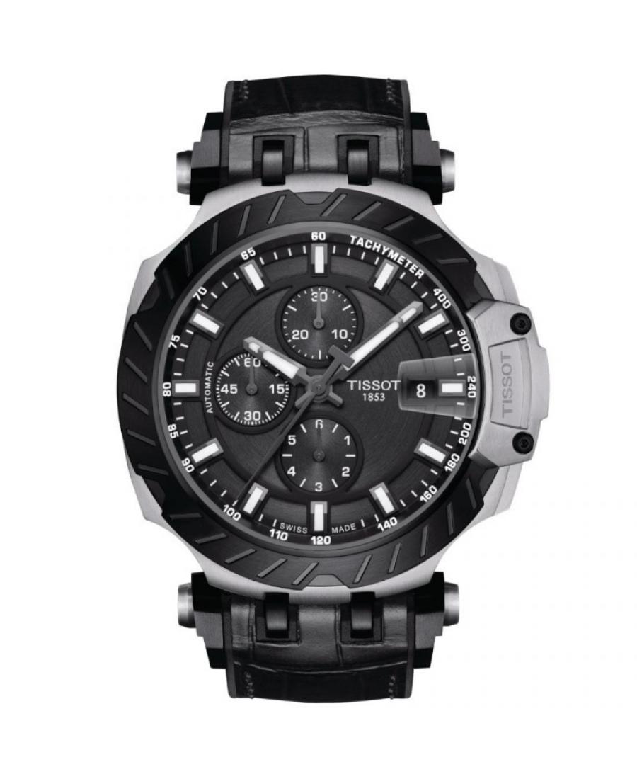 Mężczyźni Szwajcar sportowy automatyczny Zegarek Tissot T115.427.27.061.00 Czarny Wybierz