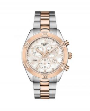 Women Classic Luxury Swiss Quartz Analog Watch Chronograph TISSOT T101.917.22.116.00 Mother of Pearl Dial 38mm