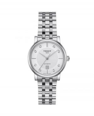 Women Classic Luxury Swiss Automatic Analog Watch TISSOT T122.207.11.036.00 Silver Dial 30mm