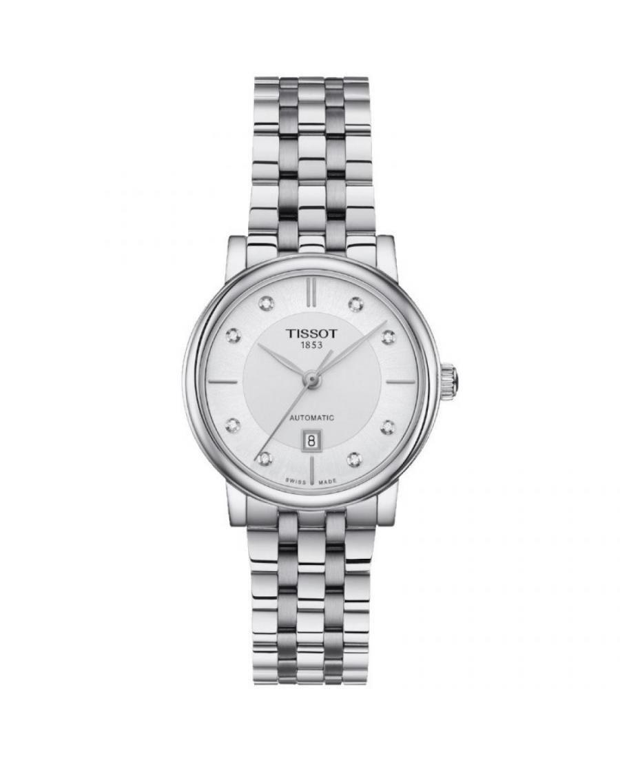 Kobiety Szwajcar klasyczny automatyczny Zegarek Tissot T122.207.11.036.00 Srebrna Wybierz