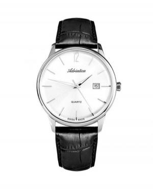 Men Swiss Classic Quartz Watch Adriatica A8254.5253Q White Dial