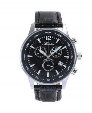 Men Classic Swiss Quartz Analog Watch Chronograph ADRIATICA A19712.5254CH Black Dial 40mm