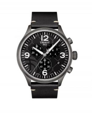 Men Classic Swiss Quartz Analog Watch Chronograph TISSOT T116.617.36.067.00 Black Dial 45mm