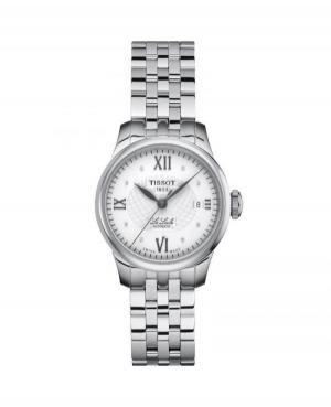 Женские Швейцарские Классические Automatic Часы Tissot T41.1.183.16 Белый Циферблат