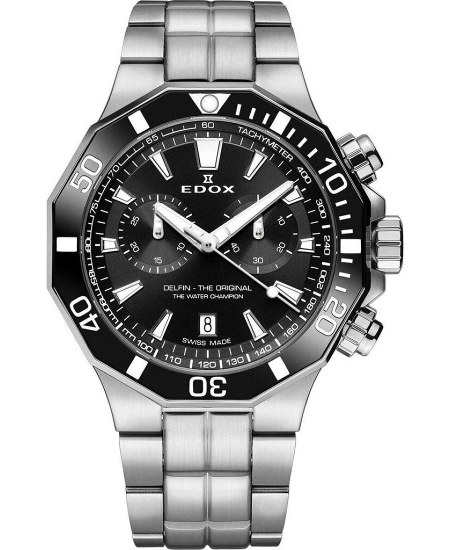 Mężczyźni Luxury kwarcowy analogowe Zegarek EDOX 10112 3NM NIN