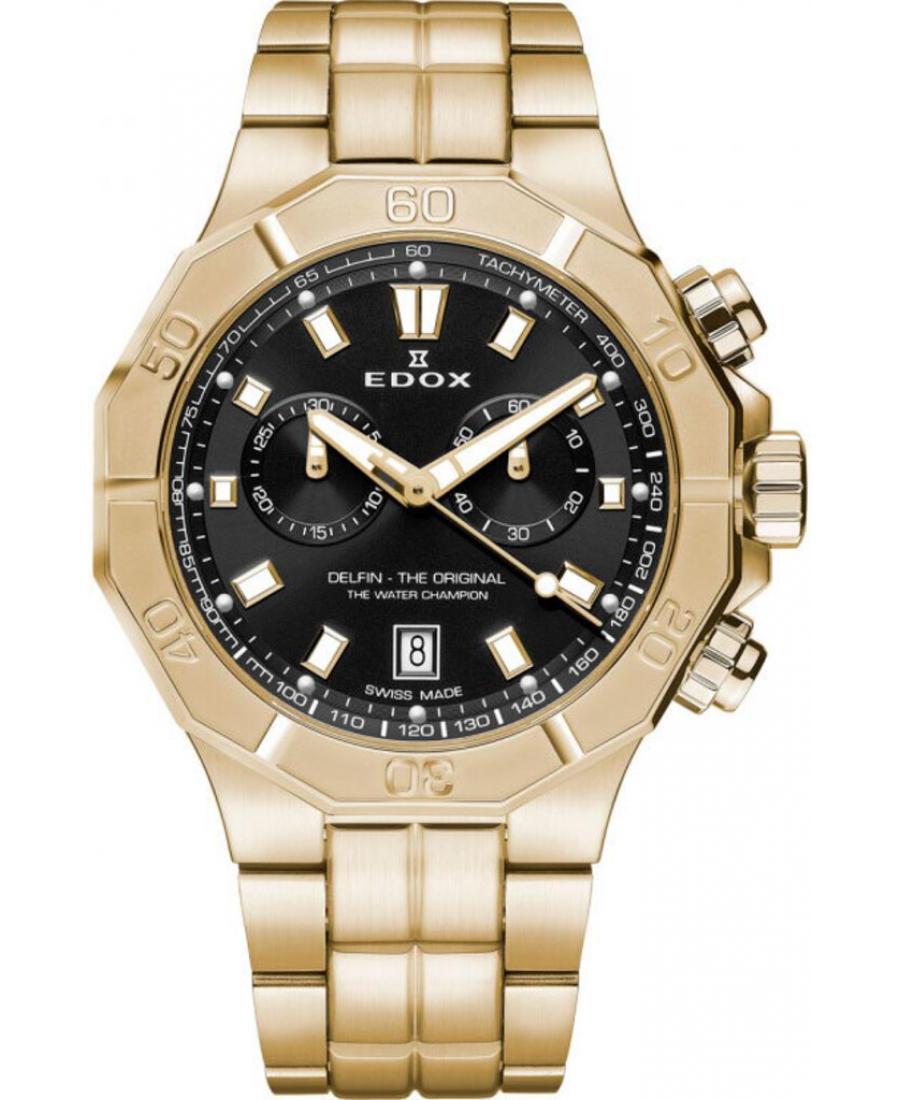 Mężczyźni Luxury kwarcowy analogowe Zegarek EDOX 10113 37JM NID