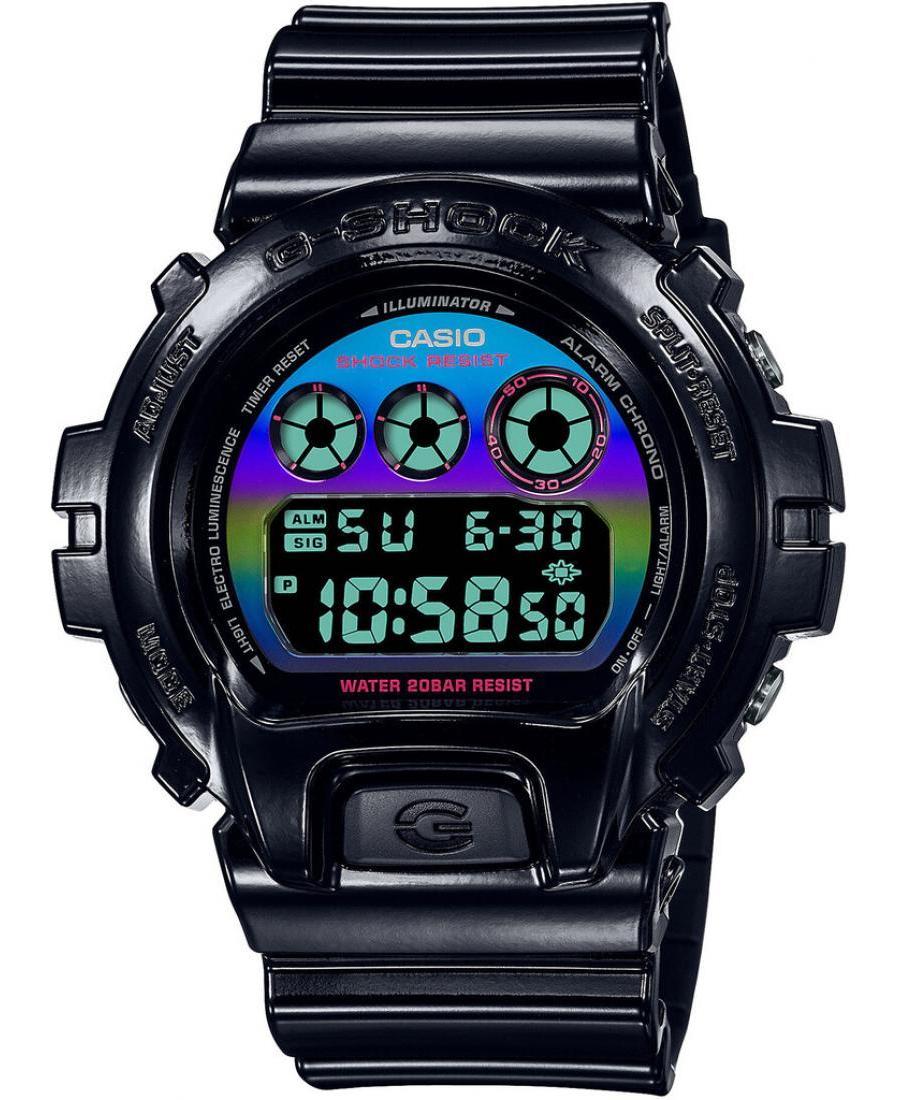 Мужские Спортивные Многофункциональные Diver Японские Кварцевый Цифровой Часы Timer CASIO DW-6900RGB-1ER G-Shock Многоцветный Di