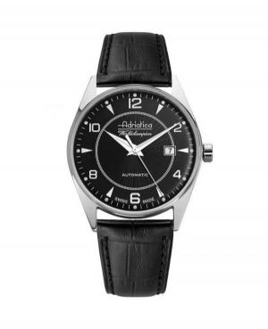 Men Swiss Classic Automatic Watch Adriatica A8142.5254A Black Dial
