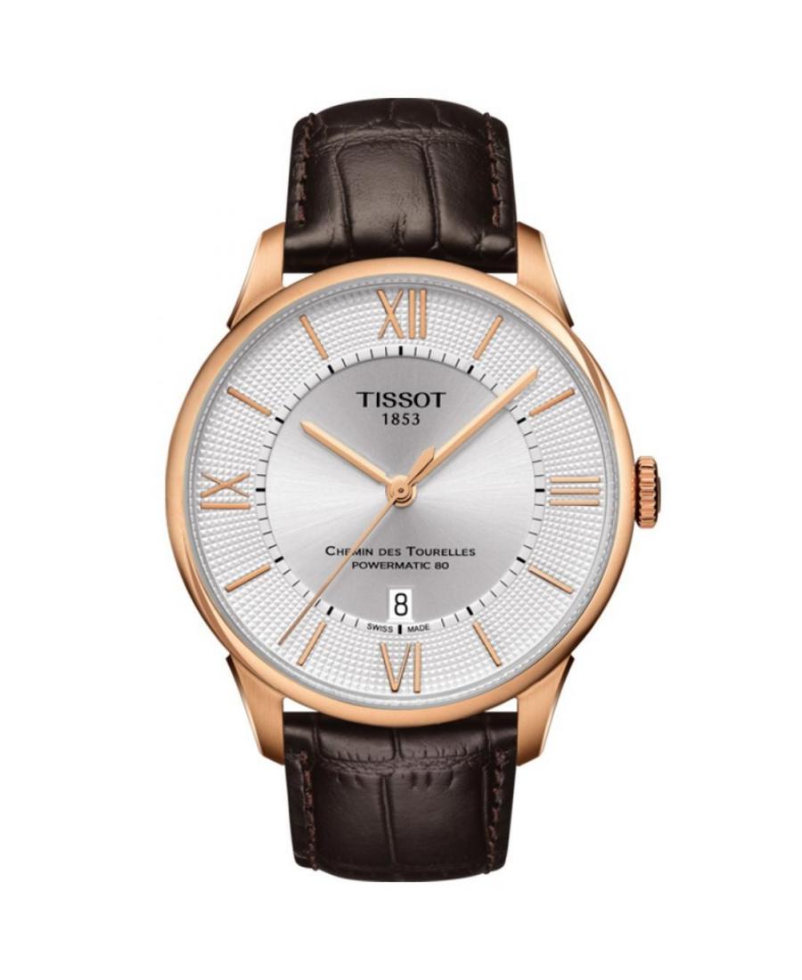 Men Swiss Classic Automatic Watch Tissot T099.407.36.038.00 Silver Dial
