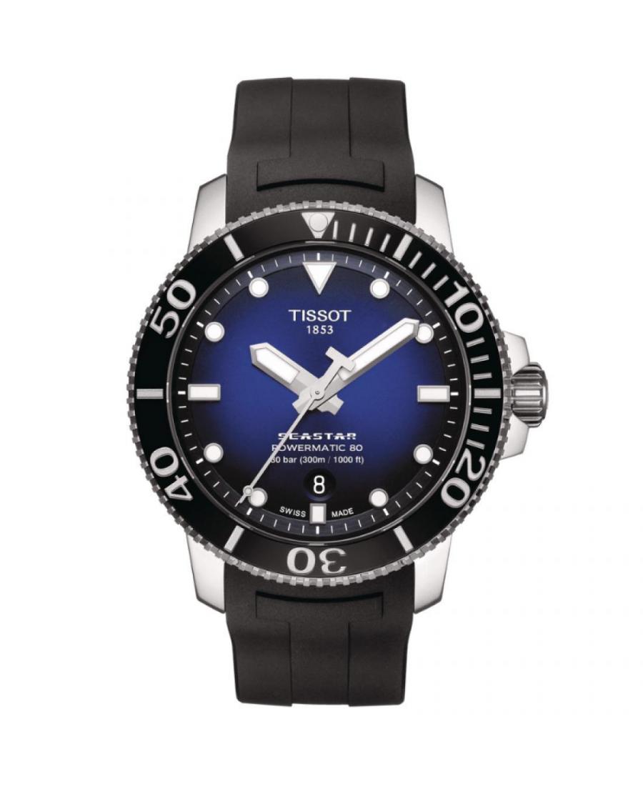 Mężczyźni klasyczny sportowy Diver Luxury Szwajcar automatyczny analogowe Zegarek TISSOT T120.407.17.041.00 Niebieska Dial 43mm