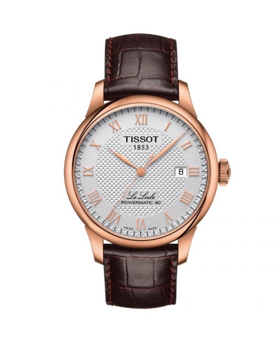 Mężczyźni klasyczny Luxury Szwajcar automatyczny analogowe Zegarek TISSOT T006.407.36.033.00 Biały Dial 39.3mm