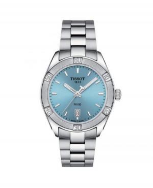 Women Swiss Classic Quartz Watch Tissot T101.910.11.351.00 Blue Dial