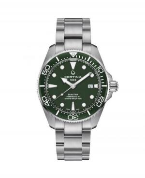 Men Classic Sports Diver Luxury Swiss Automatic Analog Watch CERTINA C032.607.11.091.00 Green Dial 43mm