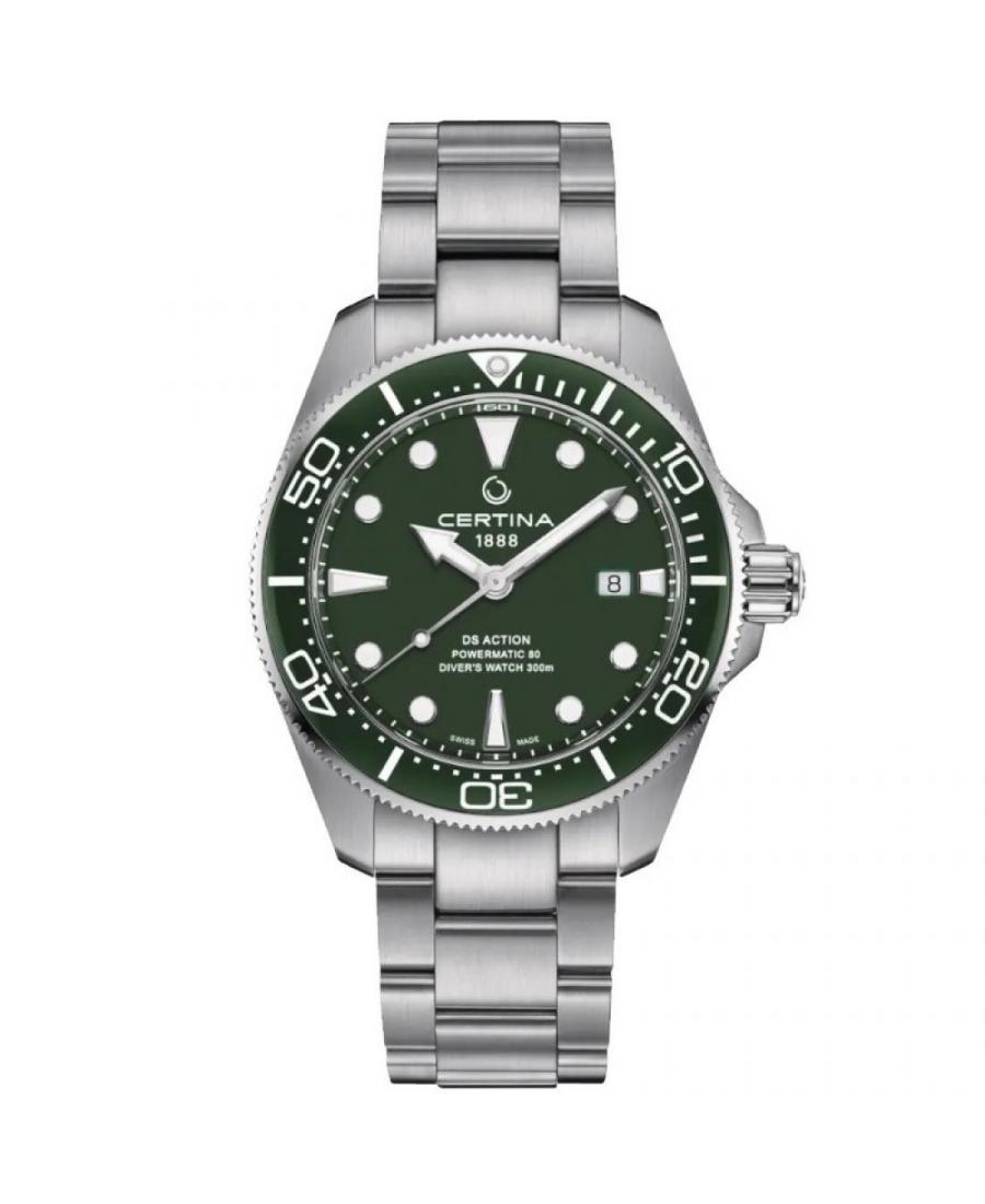 Men Swiss Classic Sports Automatic Watch Certina C032.607.11.091.00 Green Dial