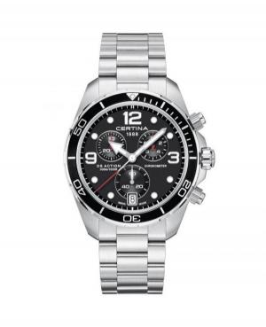 Mężczyźni klasyczny sportowy Diver Luxury Szwajcar kwarcowy analogowe Zegarek Chronograf CERTINA C032.434.11.057.00 Czarny Dial 