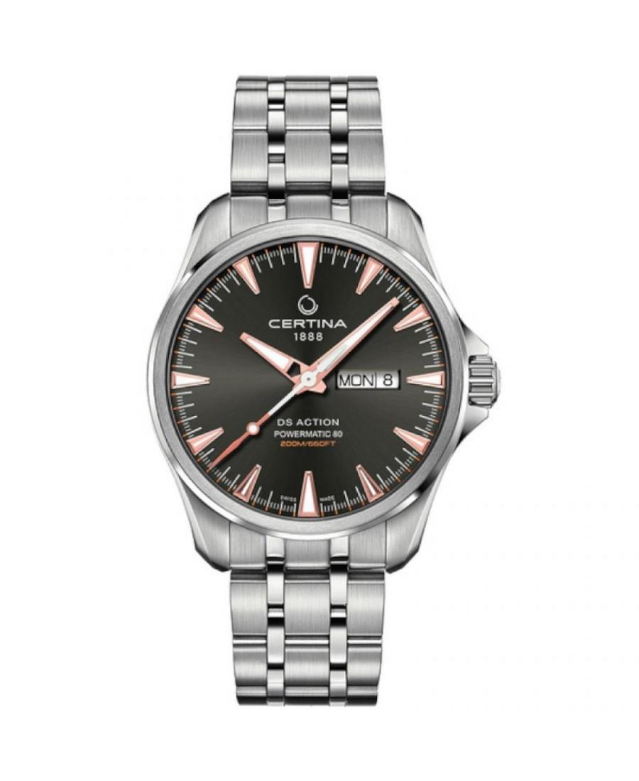 Mężczyźni Szwajcar klasyczny automatyczny Zegarek Certina C032.430.11.081.01 Szary Wybierz