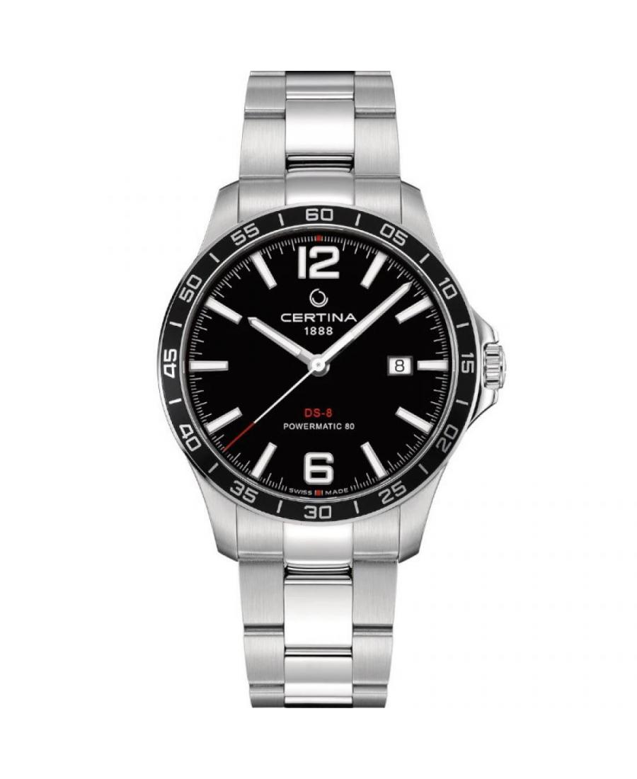 Mężczyźni Szwajcar klasyczny automatyczny Zegarek Certina C033.807.11.057.00 Czarny Wybierz