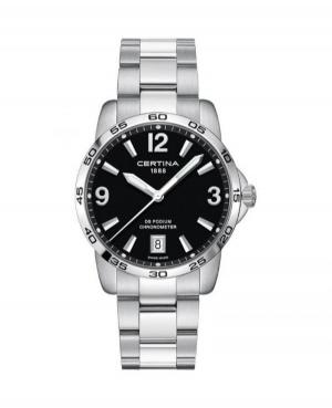 Men Swiss Classic Quartz Watch Certina C034.451.11.057.00 Black Dial