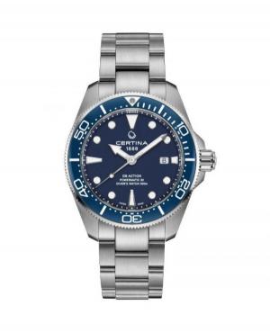 Men Classic Sports Diver Luxury Swiss Automatic Analog Watch CERTINA C032.607.11.041.00 Blue Dial 43mm