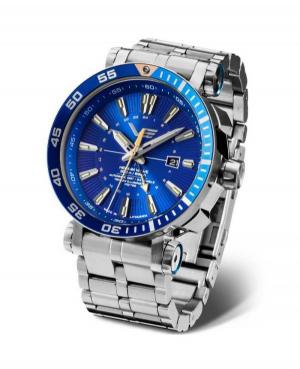 Mężczyźni sportowy Diver Luxury automatyczny analogowe Zegarek VOSTOK EUROPE NH34A-575A716BR Niebieska Dial 48mm