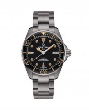 Men Classic Sports Diver Luxury Swiss Automatic Analog Watch CERTINA C032.607.44.051.00 Black Dial 43mm