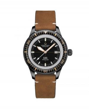 Men Classic Sports Diver Luxury Swiss Automatic Analog Watch CERTINA C036.407.36.050.00 Black Dial 43mm