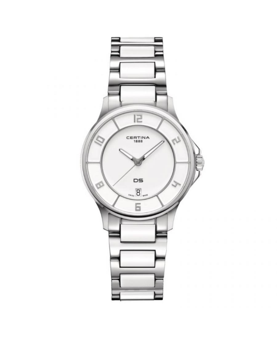 Women Swiss Classic Quartz Watch Certina C039.251.11.017.00 White Dial