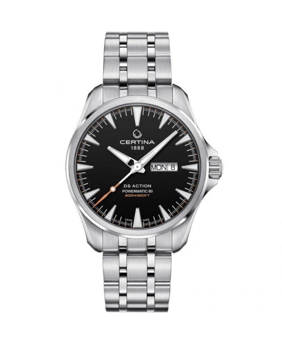 Mężczyźni Szwajcar klasyczny automatyczny Zegarek Certina C032.430.11.051.00 Czarny Wybierz