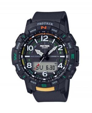 Men Sports Functional Japan Quartz Digital Watch Timer CASIO PRT-B50-1ER G-Shock Black Dial 58mm