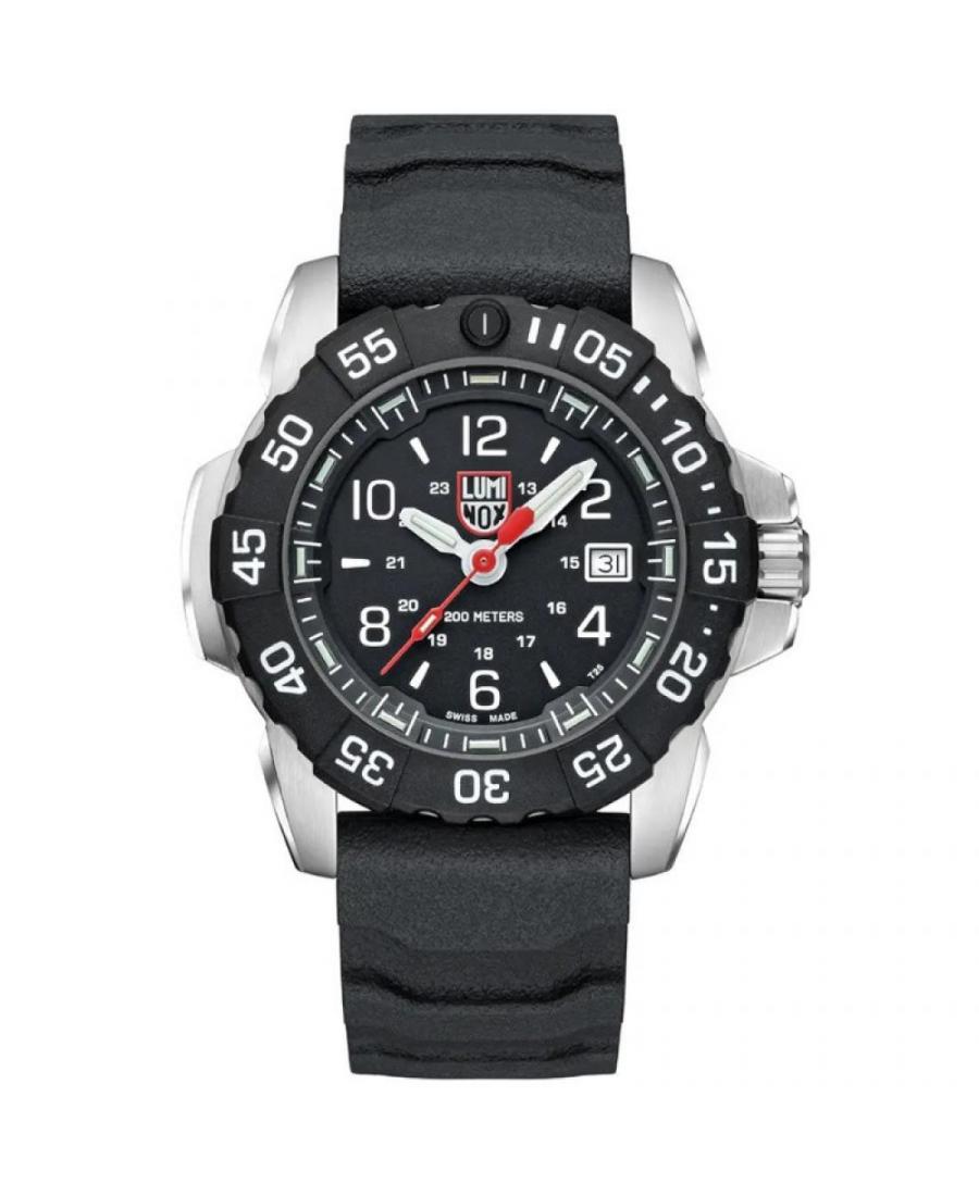 Men Sports Diver Swiss Quartz Analog Watch LUMINOX XS.3251.CB Black Dial 45mm