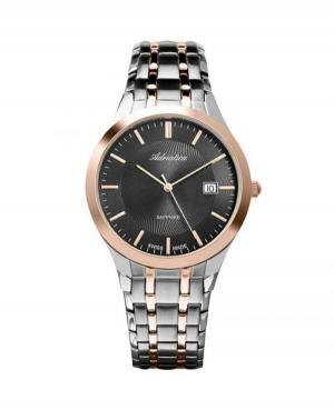 Men Swiss Classic Quartz Watch Adriatica A1236.R114Q Black Dial